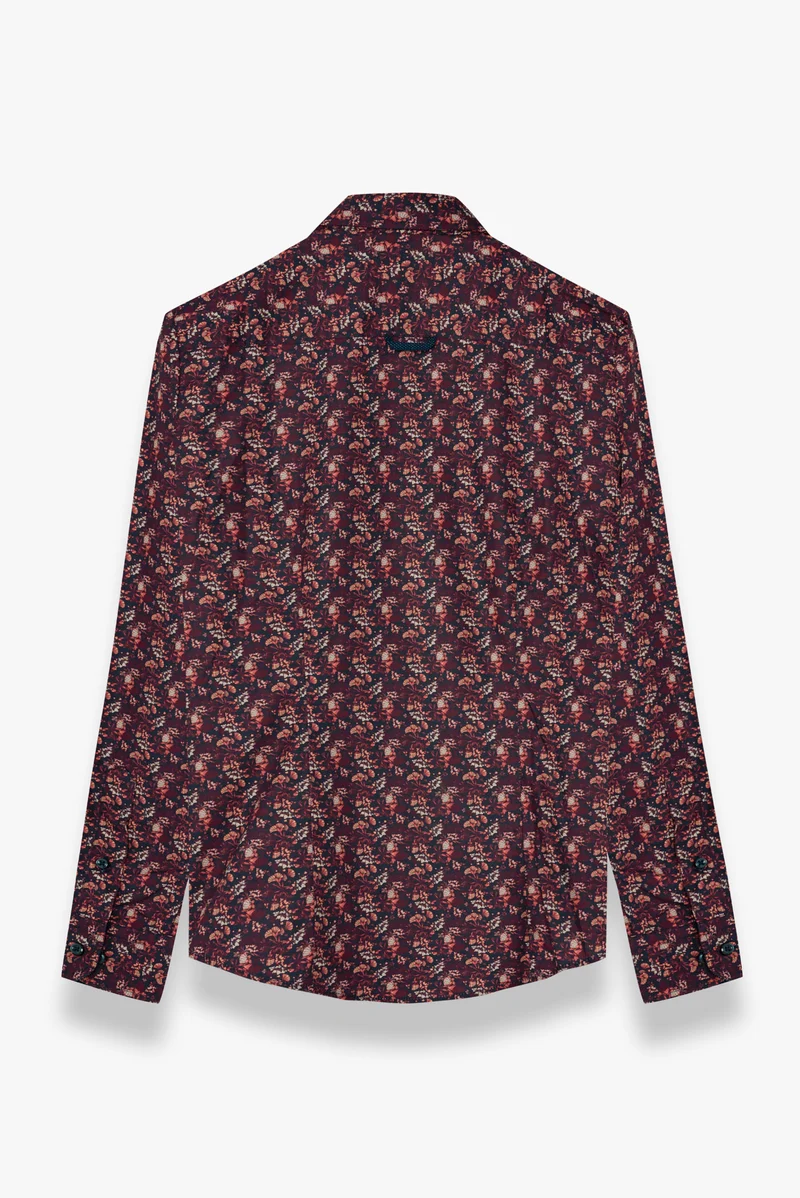 Beatrice Sport Poplin Women’s Shirt Blue Red