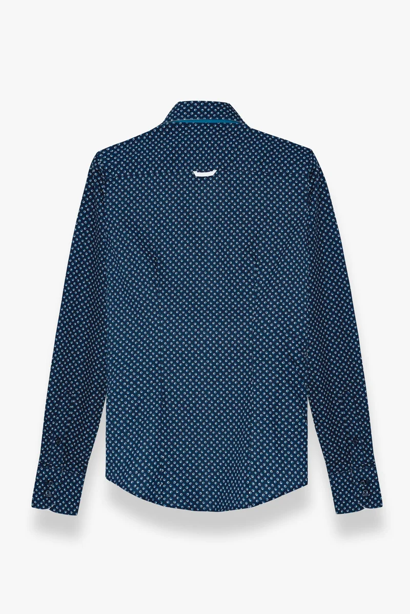 Silvia Iconic Poplin Women’s Shirt Blue Light Blue