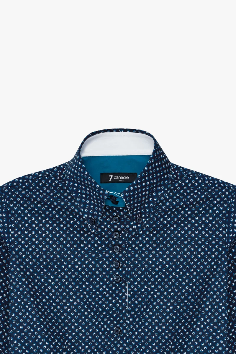 Silvia Iconic Poplin Women’s Shirt Blue Light Blue
