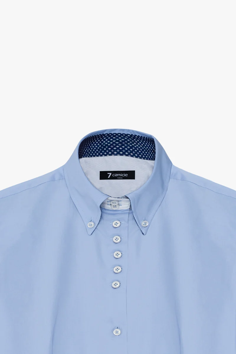 Silvia Iconic Poplin Stretch Women’s Shirt Light Blue