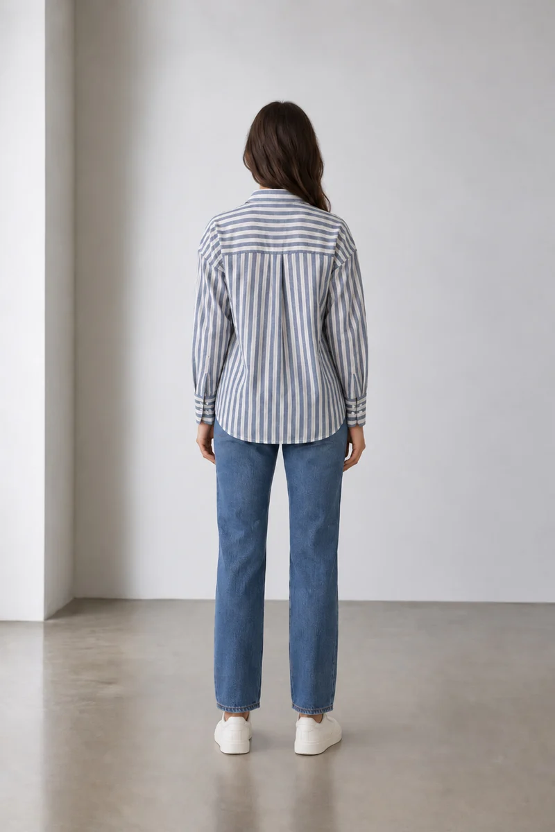 Nivea|Cotton Striped Relaxedfit Tunic