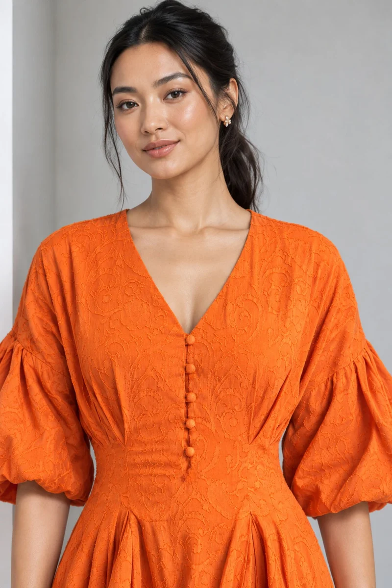 Livara|Cinched Waist Cotton Mini Dress