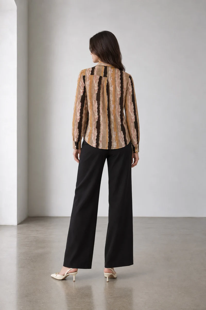 Tarian|Viscose Printed Regular Shirt