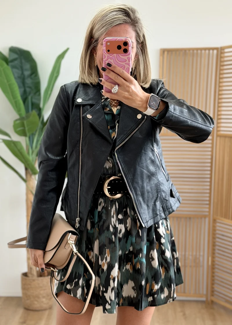 Robe chemise fleurie