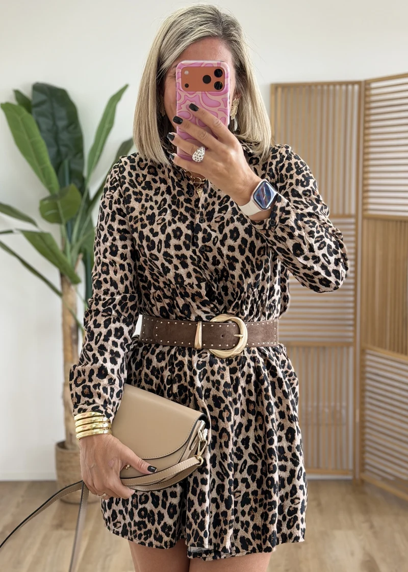 Robe chemise doublée