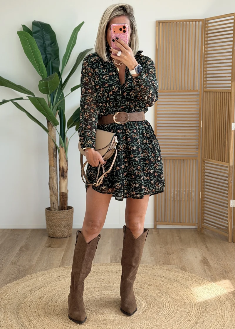 Robe chemise doublée