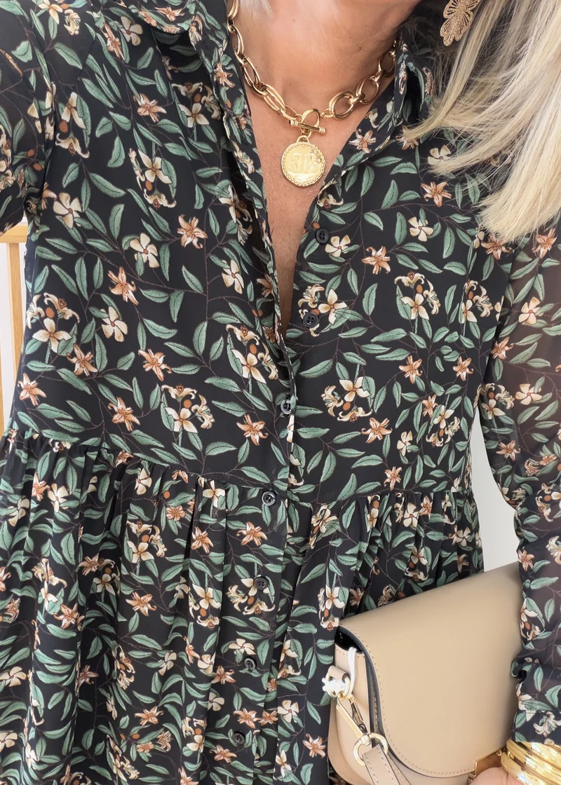Robe chemise doublée