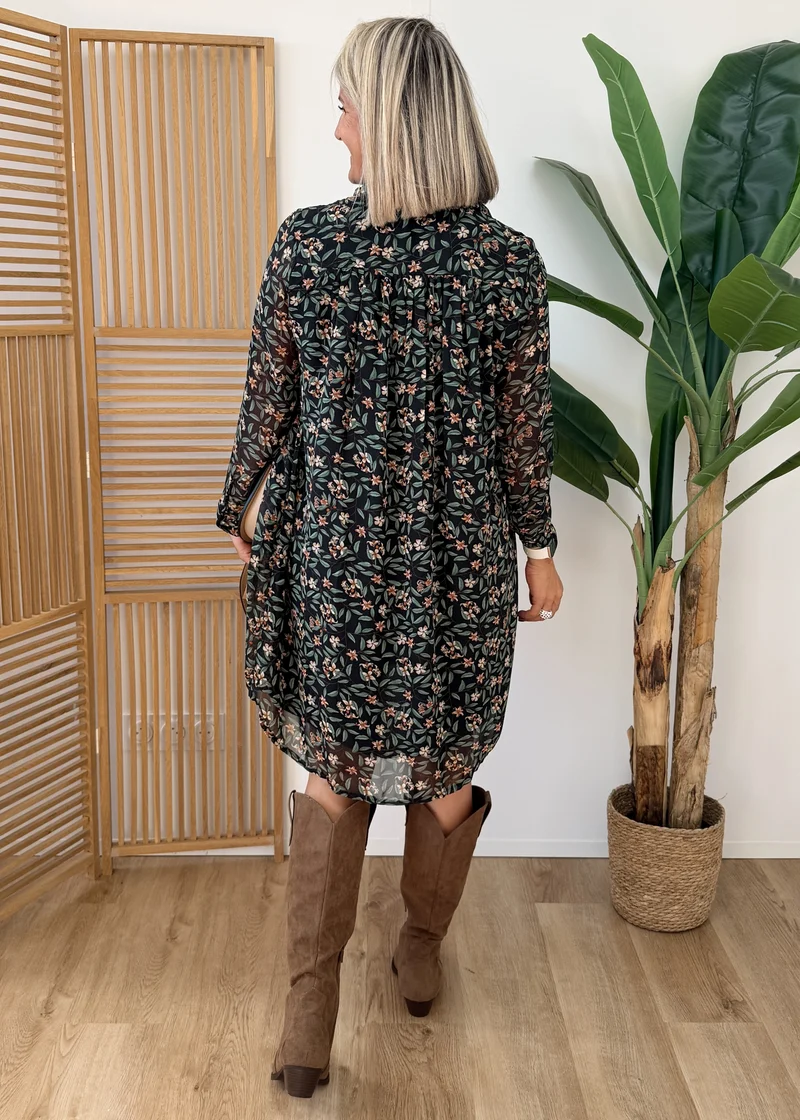 Robe chemise doublée