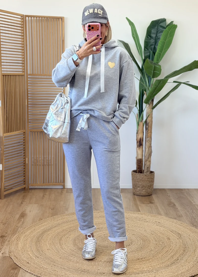 Ensemble sweat à capuche et pantalon Made in Italy