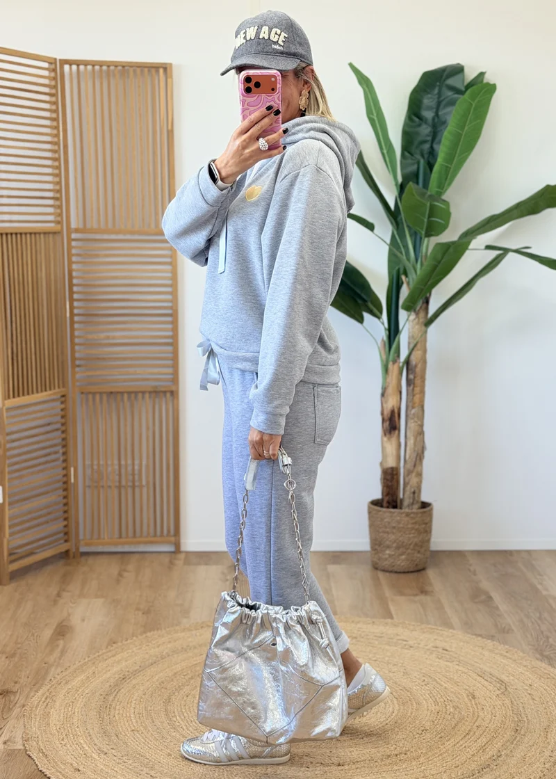 Ensemble sweat à capuche et pantalon Made in Italy