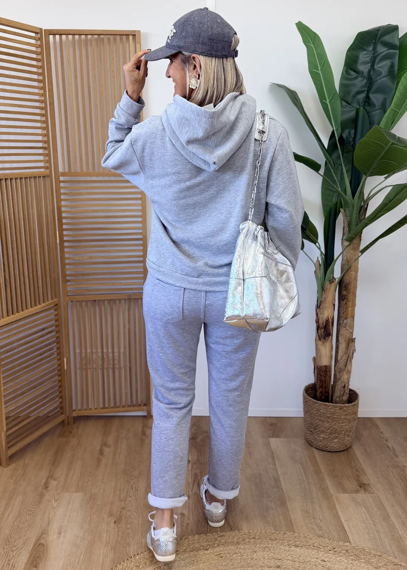 Ensemble sweat à capuche et pantalon Made in Italy