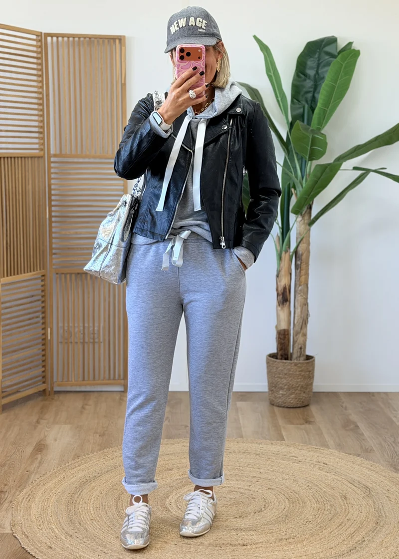 Ensemble sweat à capuche et pantalon Made in Italy