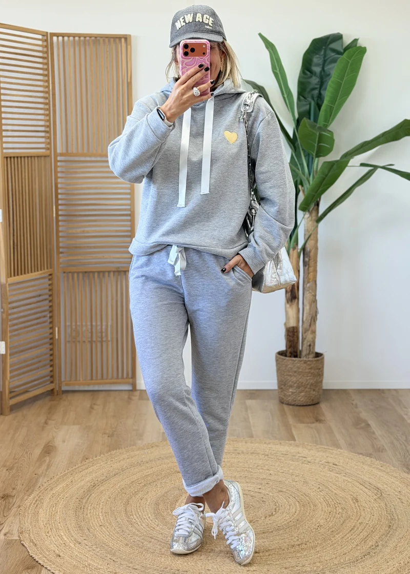 Ensemble sweat à capuche et pantalon Made in Italy