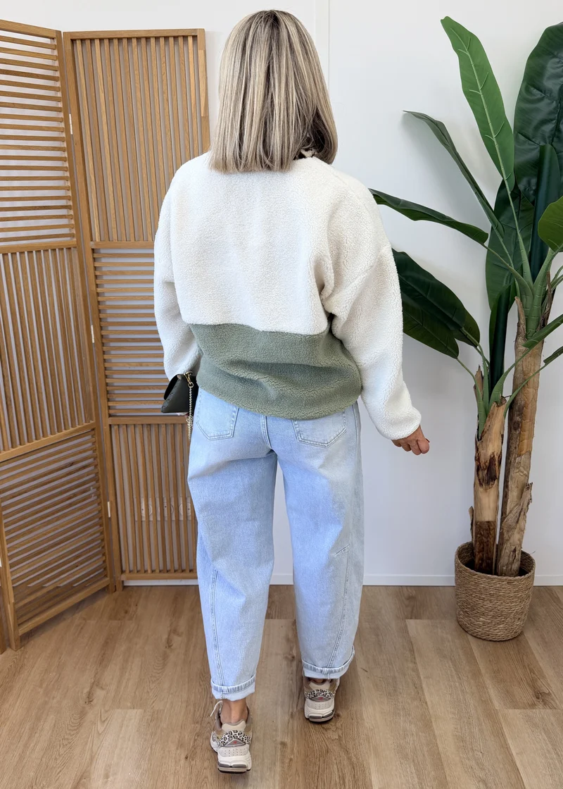 Pull polaire léopard