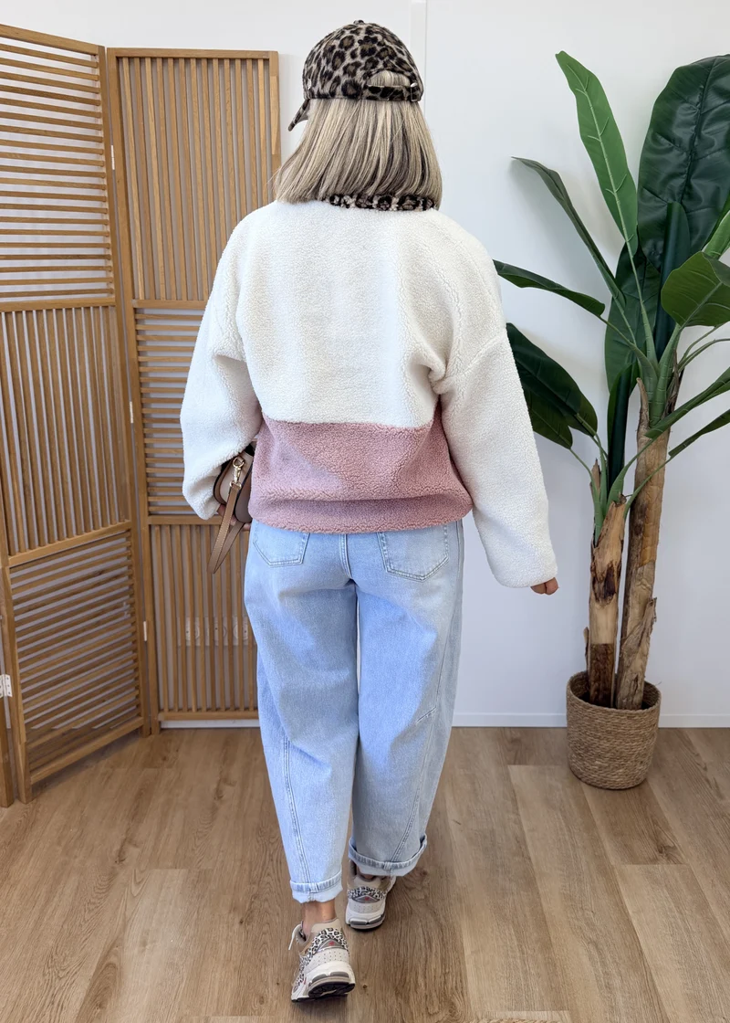 Pull polaire léopard