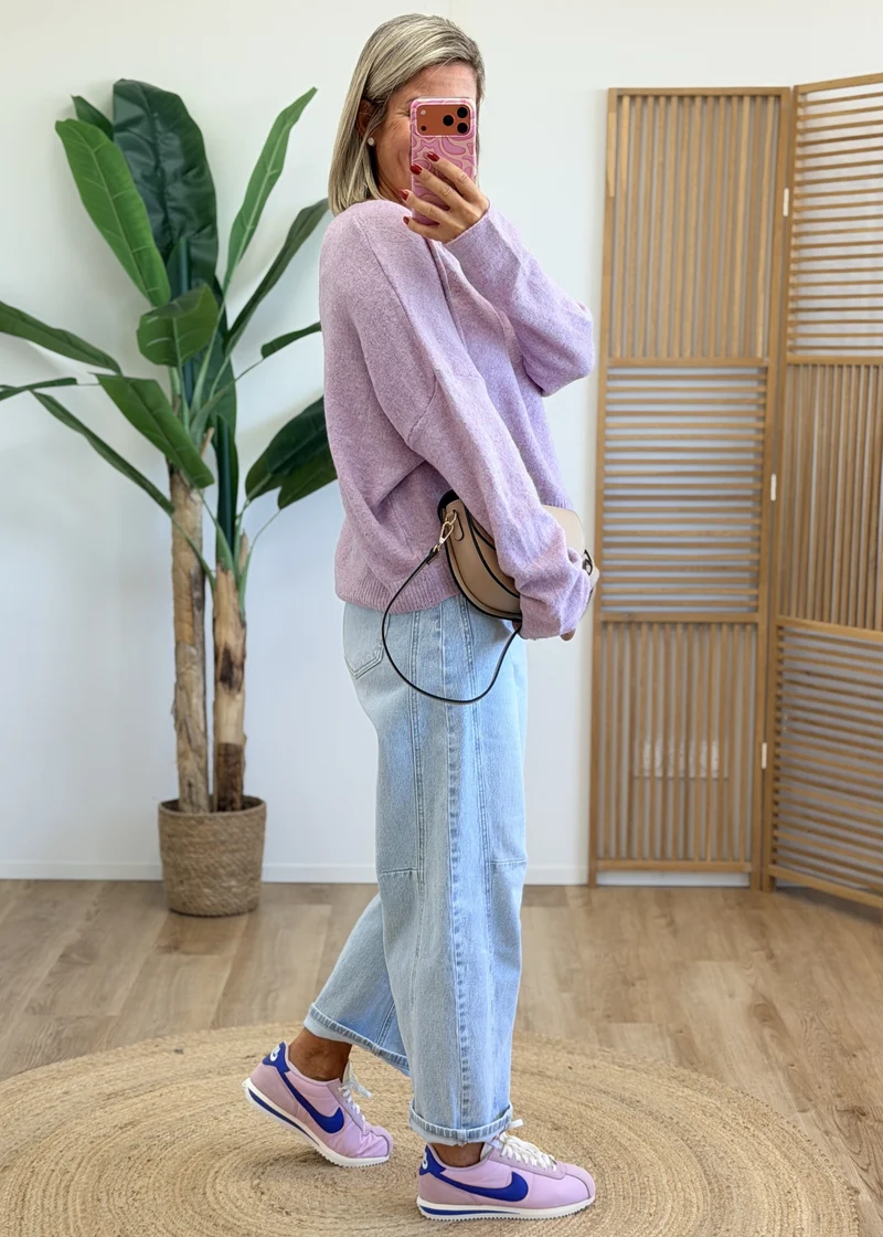 Pull hyper doux cœur doré