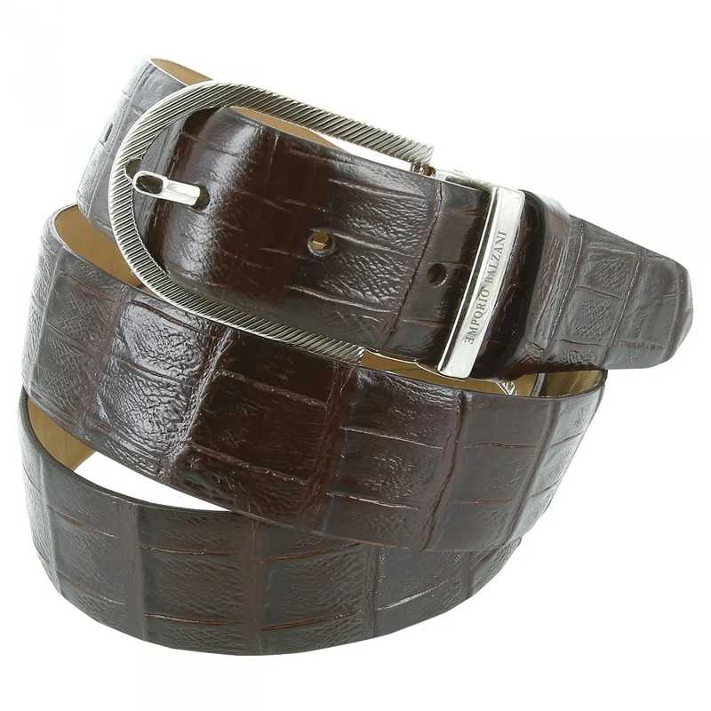 Ceinture homme cuir véritable CROCO Emporio balzani