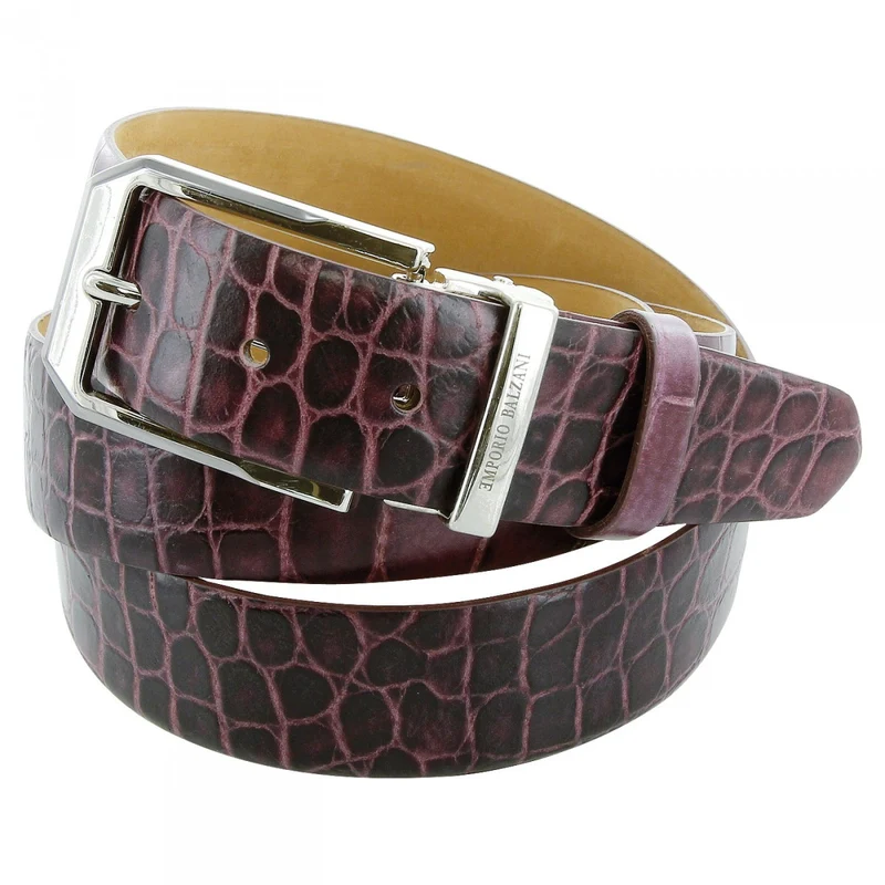 Ceinture homme cuir véritable CROCO Emporio balzani