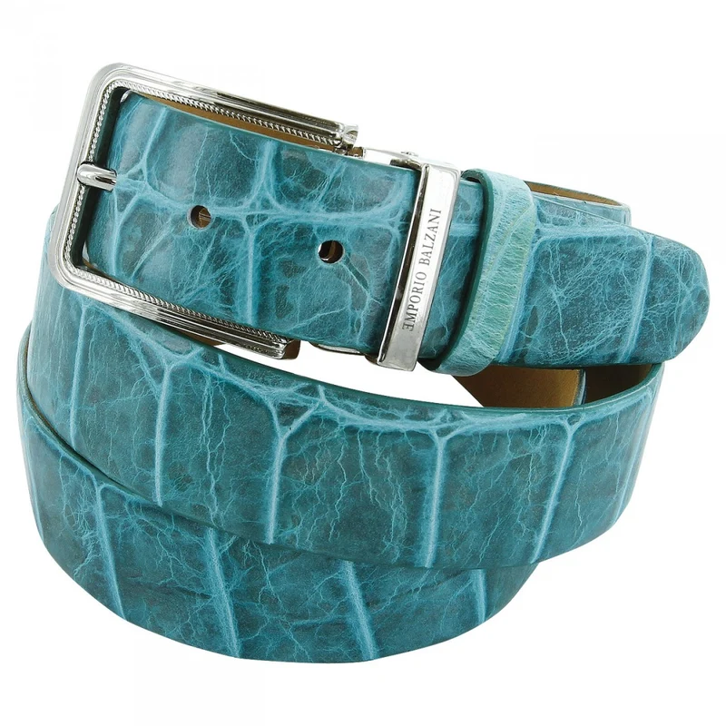 Ceinture homme cuir véritable CROCO Emporio balzani