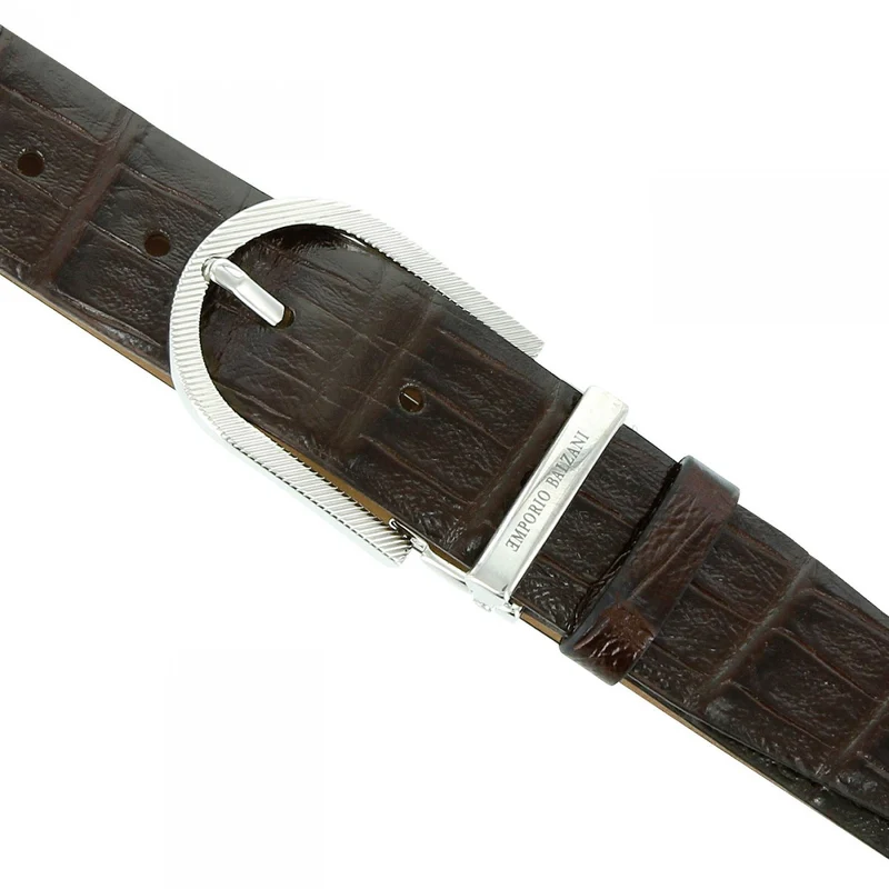 Ceinture homme cuir véritable CROCO Emporio balzani