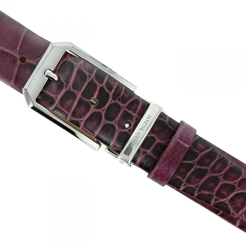 Ceinture homme cuir véritable CROCO Emporio balzani