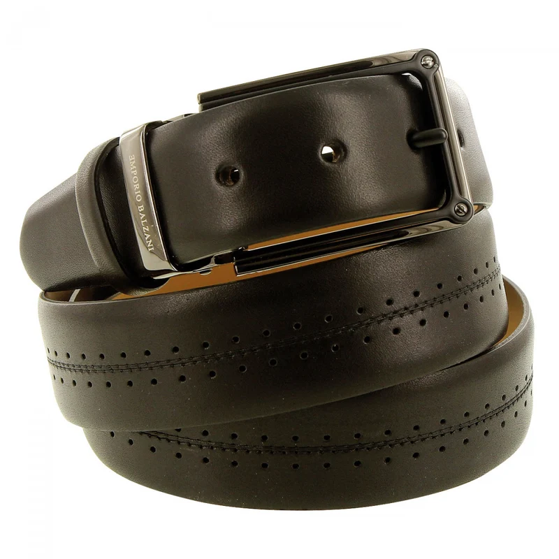 Ceinture homme cuir véritable ELIO Emporio balzani