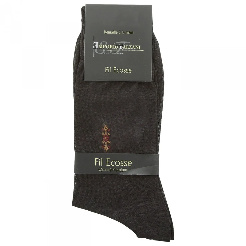Chaussettes homme fil d'ecosse emporio balzani