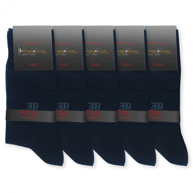 Chaussettes homme en modal lot de 5 paires emporio balzani