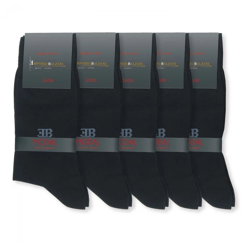 Chaussettes homme en modal lot de 5 paires emporio balzani