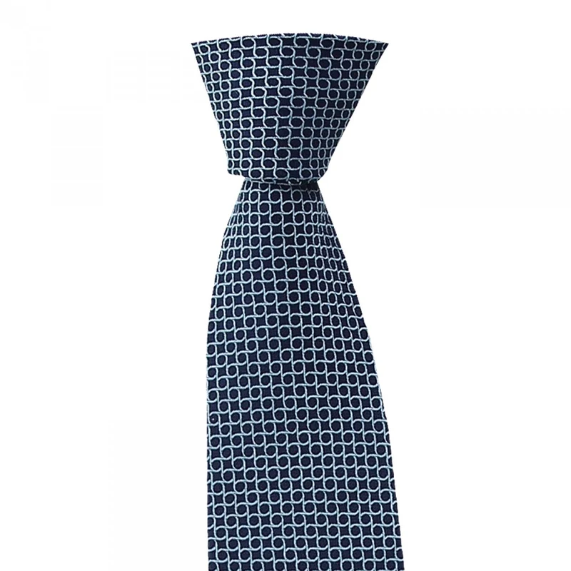 Cravate en soie jacquard unie SMART Andrew Mac Allister