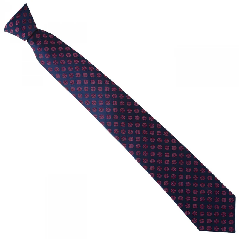 Cravate en soie jacquard unie SMART Andrew Mac Allister