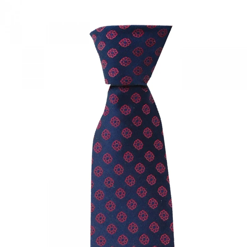 Cravate en soie jacquard unie SMART Andrew Mac Allister