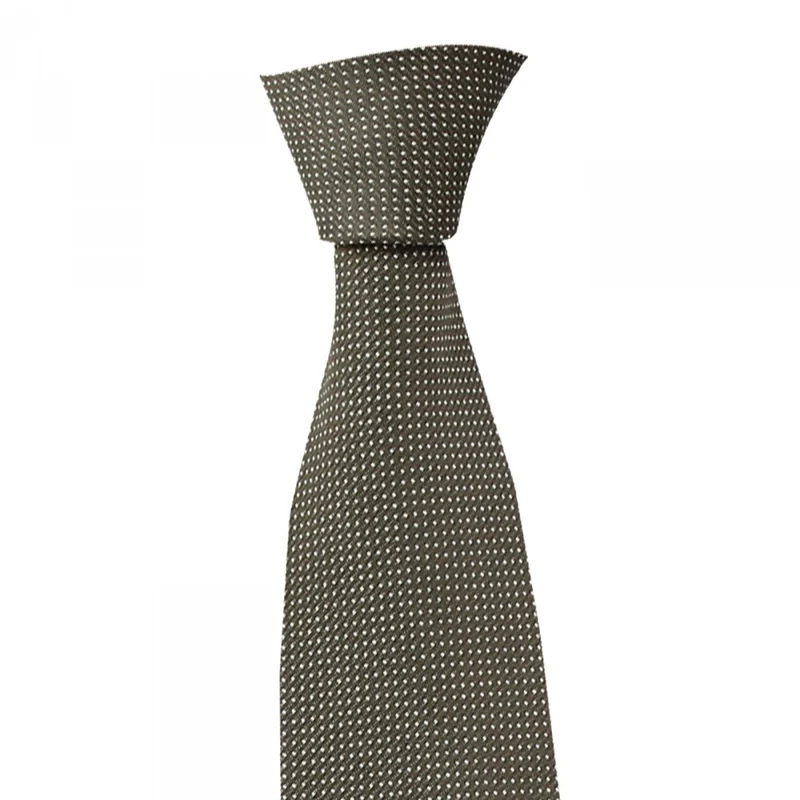 Cravate en soie jacquard unie SMART Andrew Mac Allister