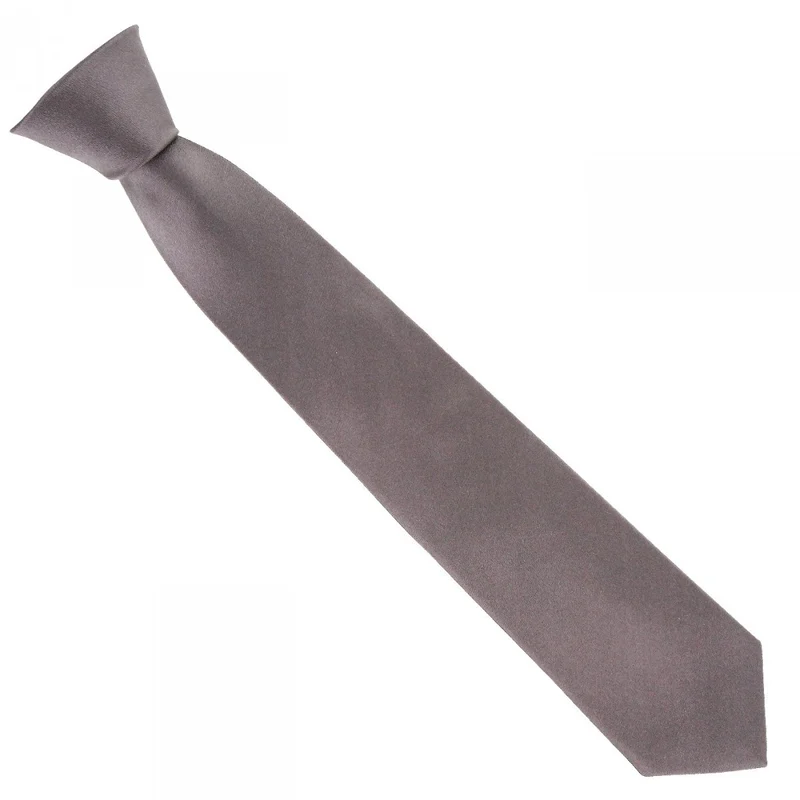 Cravate en soie satin unie CLASSIC Andrew Mac Allister