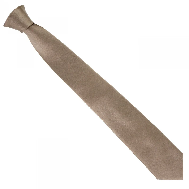 Cravate en soie satin unie CLASSIC Andrew Mac Allister