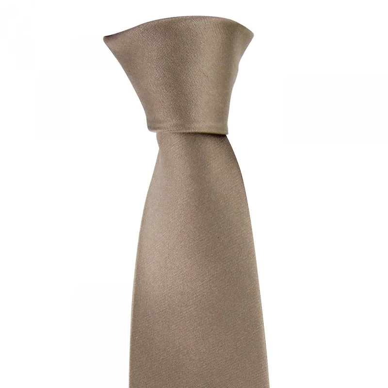 Cravate en soie satin unie CLASSIC Andrew Mac Allister
