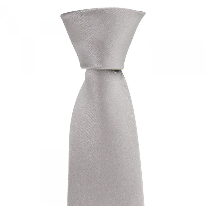 Cravate en soie satin unie CLASSIC Andrew Mac Allister