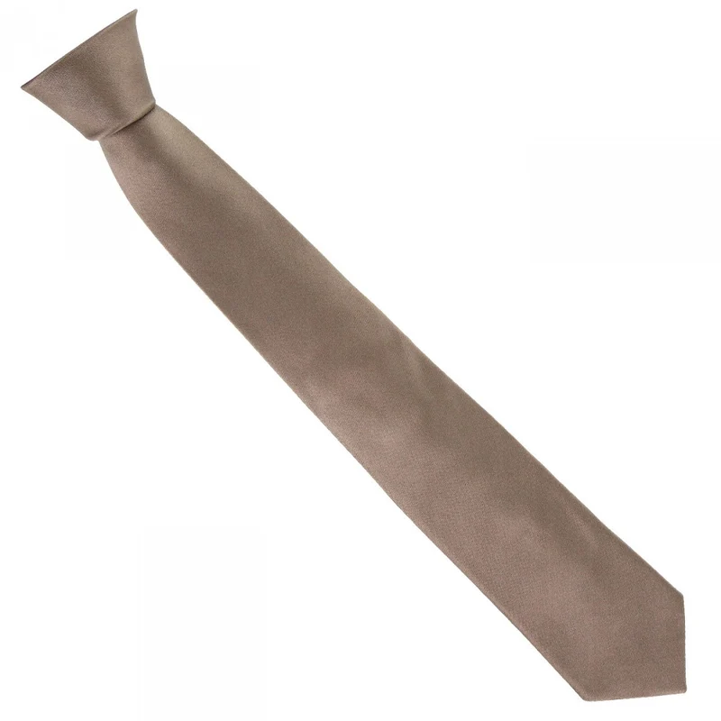 Cravate en soie satin unie CLASSIC Andrew Mac Allister