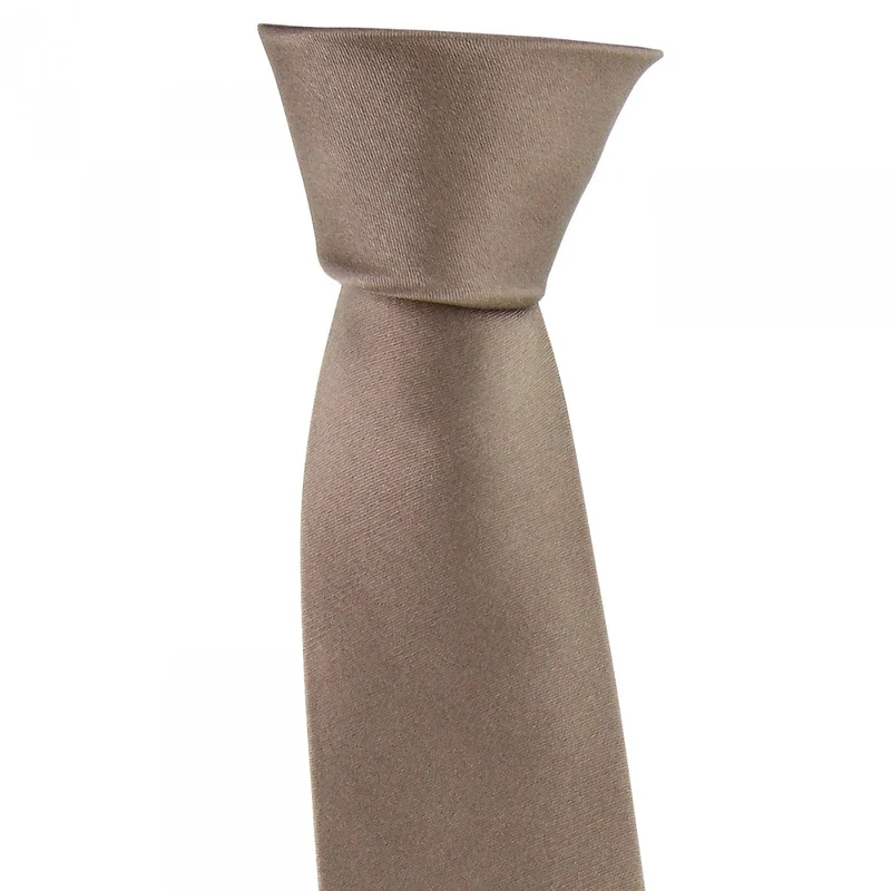 Cravate en soie satin unie CLASSIC Andrew Mac Allister