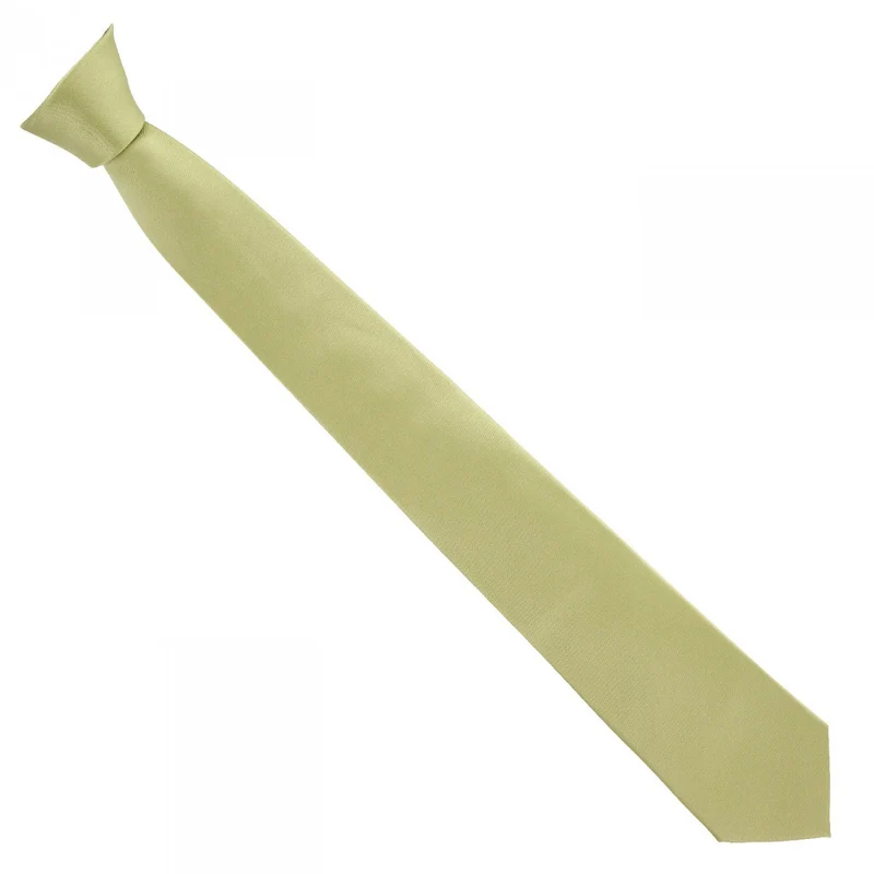 Cravate en soie satin unie CLASSIC Andrew Mac Allister
