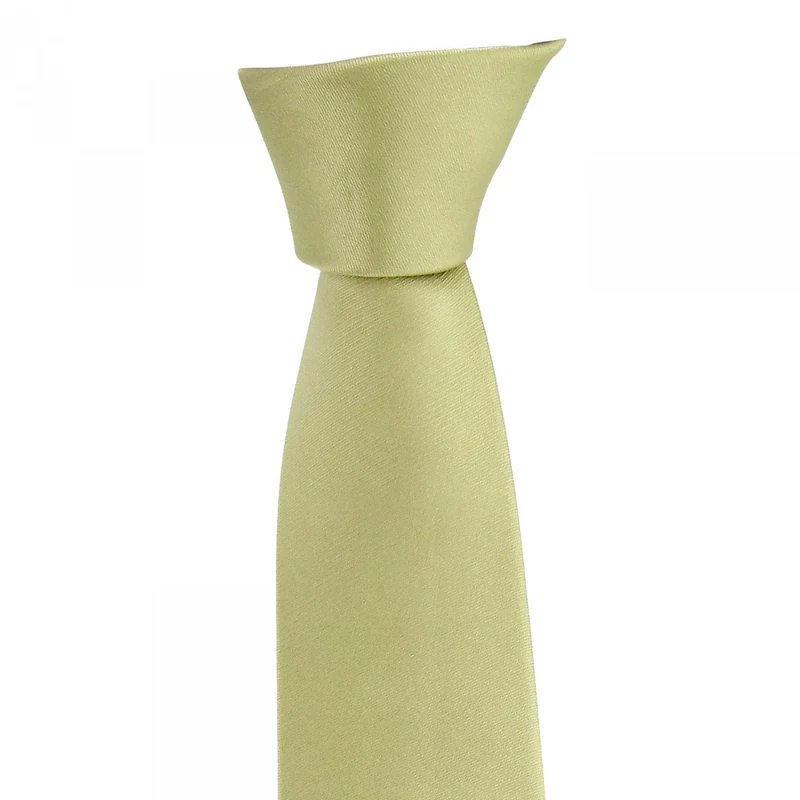 Cravate en soie satin unie CLASSIC Andrew Mac Allister