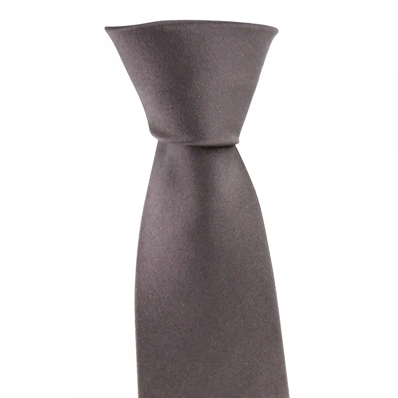 Cravate en soie satin unie CLASSIC Andrew Mac Allister