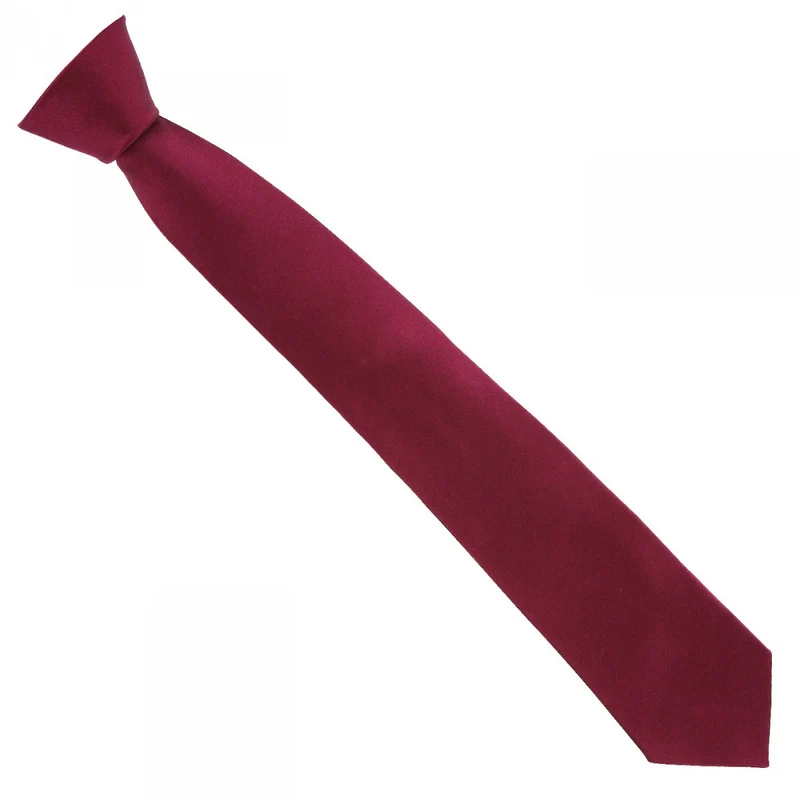 Cravate en soie satin unie CLASSIC Andrew Mac Allister