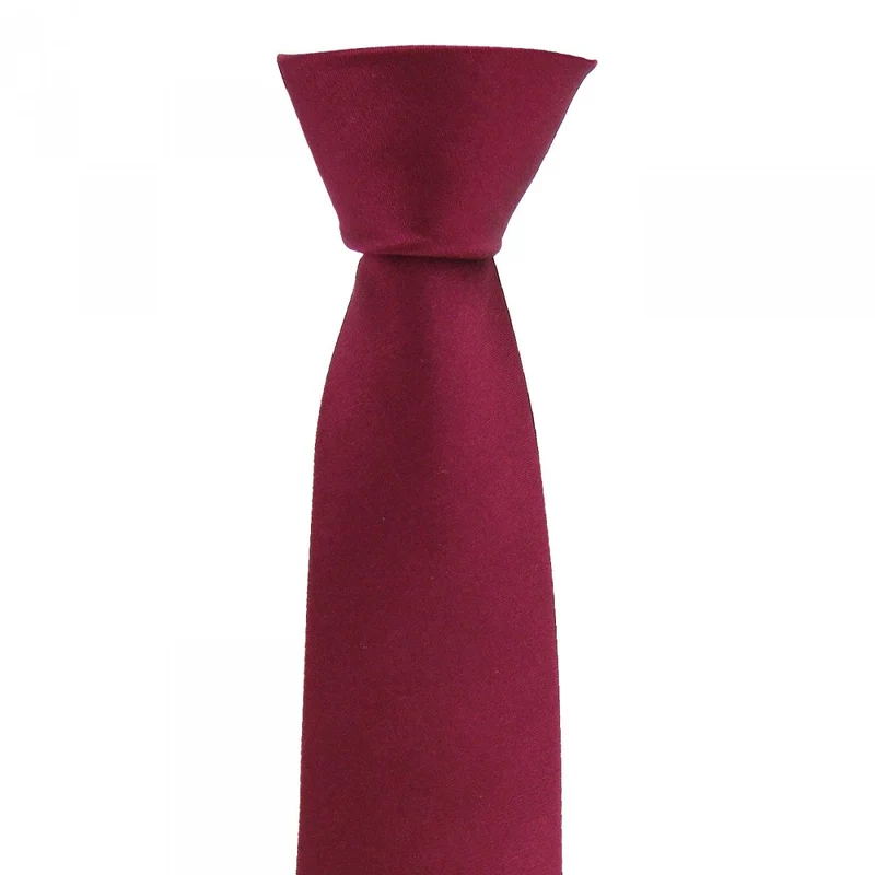 Cravate en soie satin unie CLASSIC Andrew Mac Allister