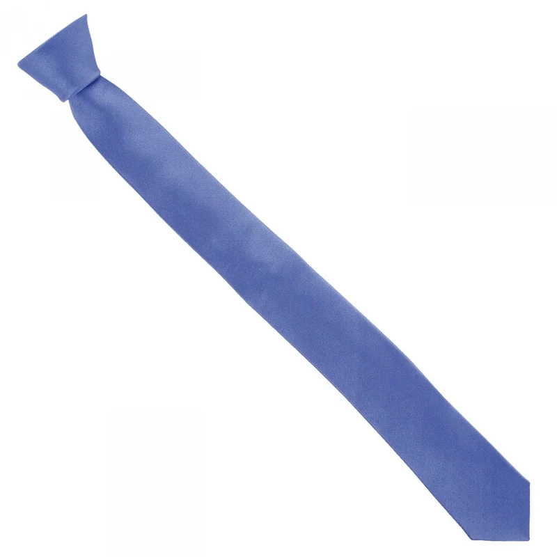 Cravate en soie satin unie SLIM Andrew Mac Allister