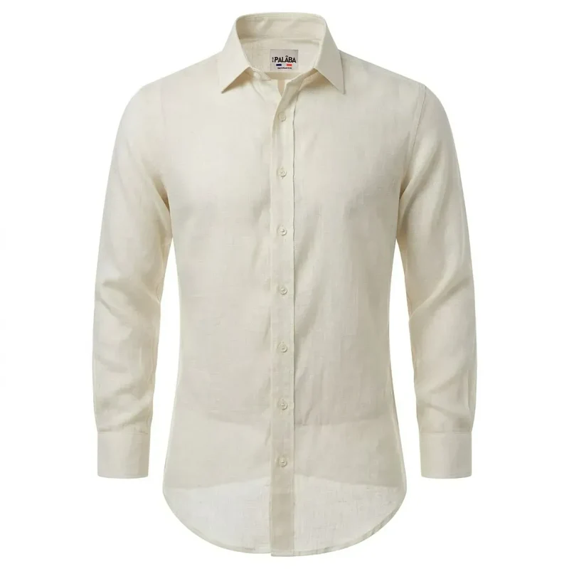 CHEMISE EN LIN ECRU | HOMME
