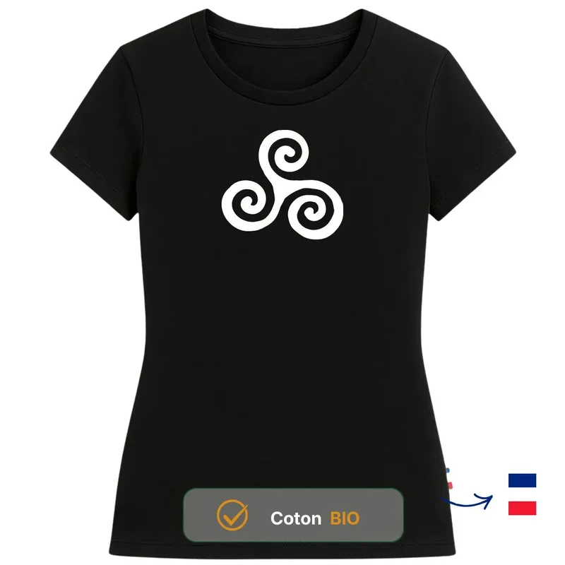 T-shirt femme noir | TRIA