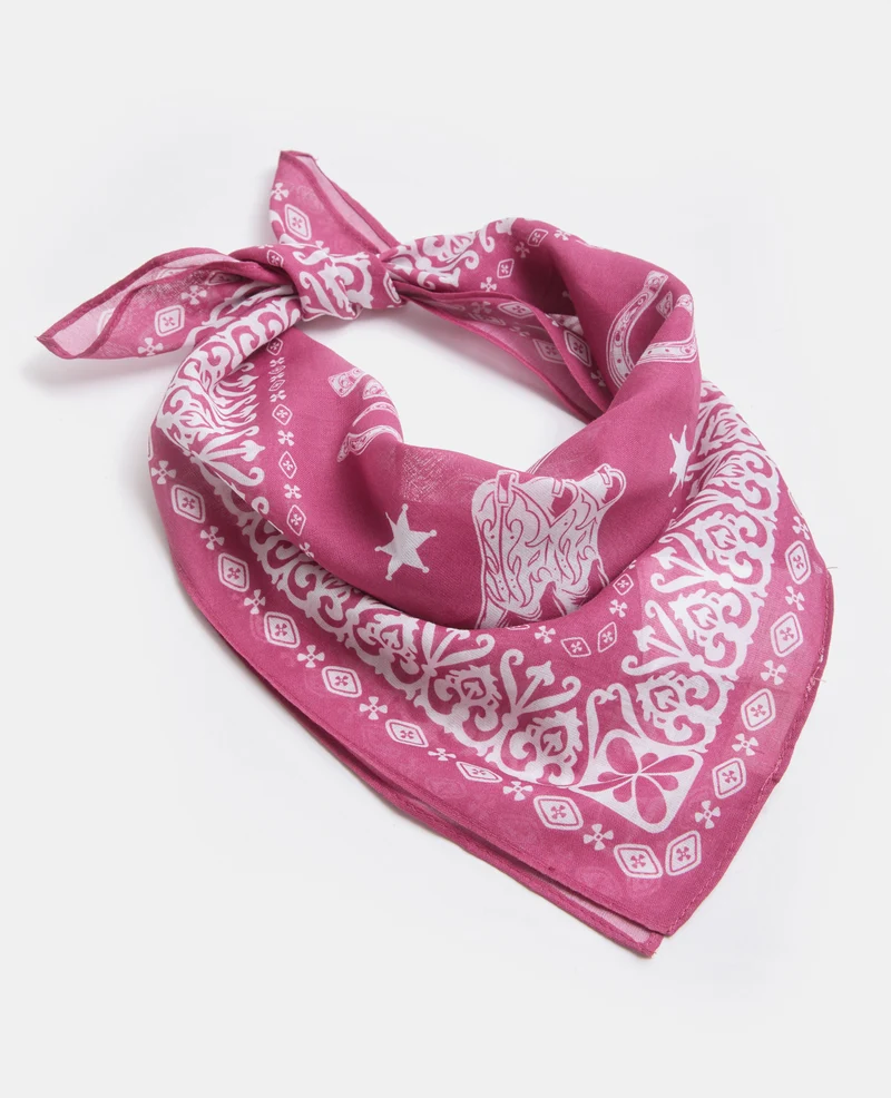 Foulard bandana avec santiags