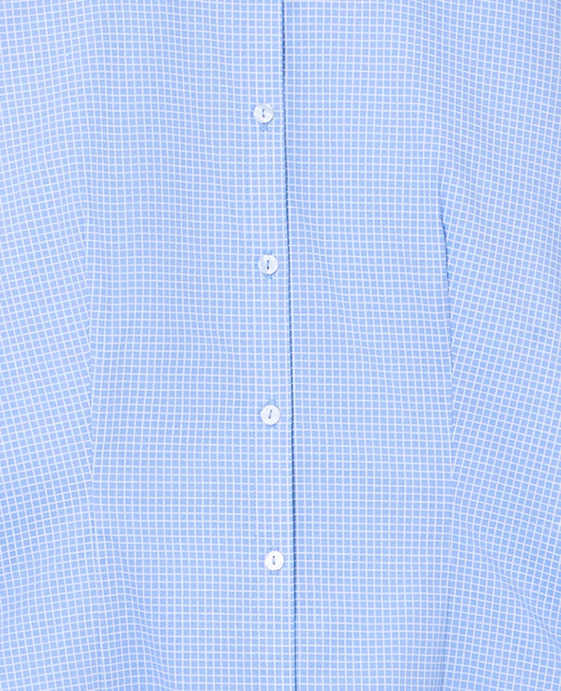 Chemise cintrée à carreaux