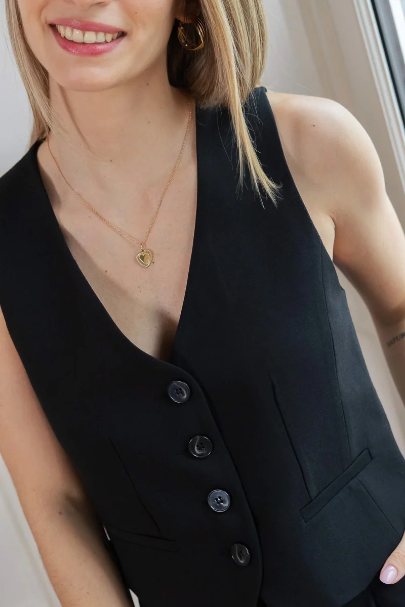Gilet Junko - noir